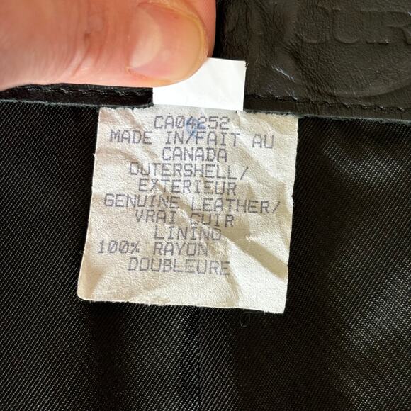 The Leather Ranch Vest Womens Large Zipper Moto Biker Motorcycle 90s Goth Y2K - Picture 15 of 15